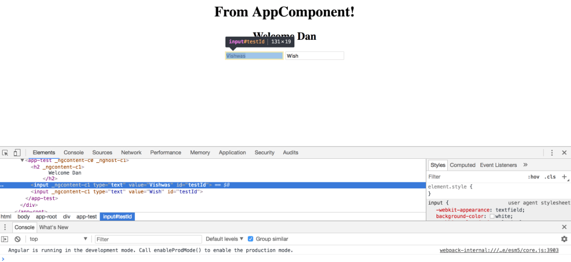 Angular 5数据绑定、事件绑定和双向绑定