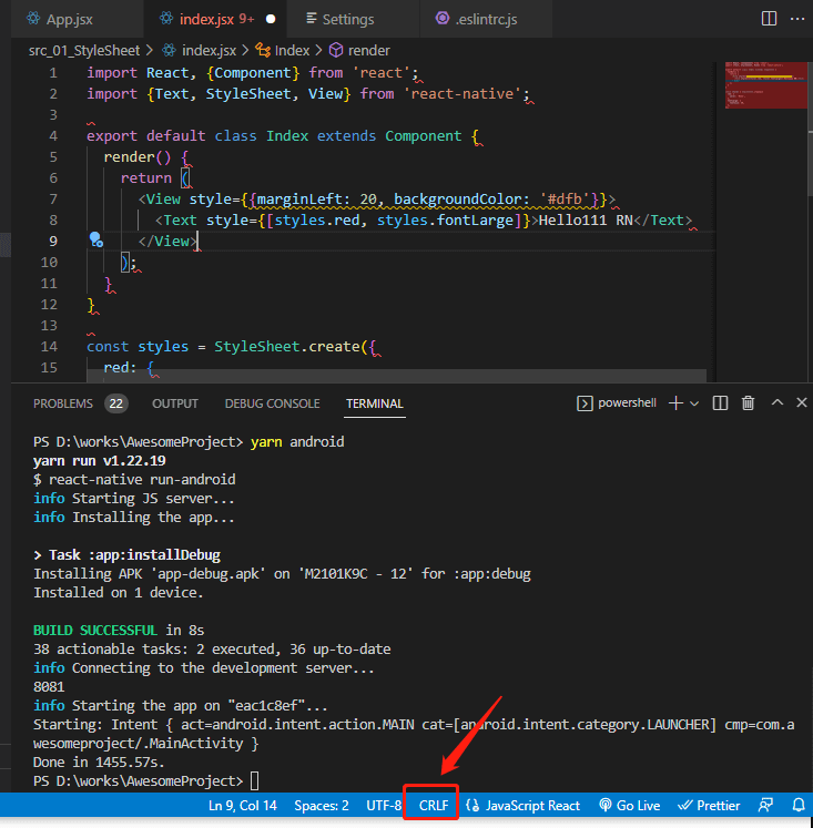 vscode eslint 报错