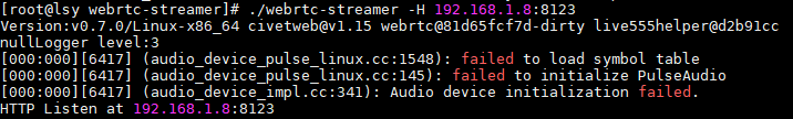 webrtc-streamer