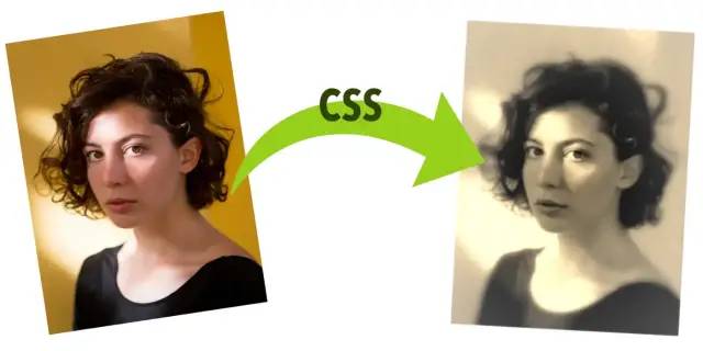 CSS3照片变老照片效果