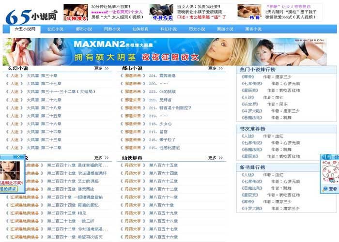 织梦65小说网站源码 织梦65小说网站源码