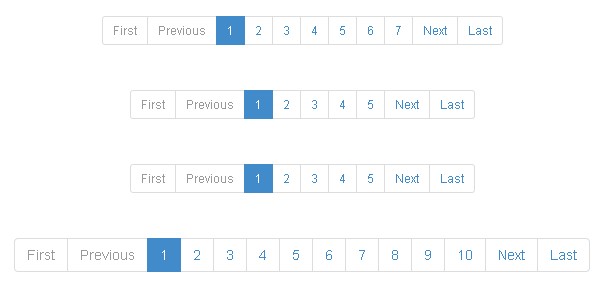 四种jQuery+bootstrap分页效果插件