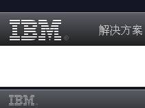 仿IBM官网导航栏js特效