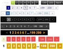 24种web 2.0 css分页效果,css分页效果大全