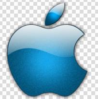 9个背景透明PNG格式的apple苹果logo