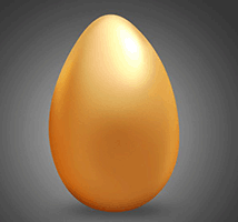 PS绘制金色的鸡蛋视频教程