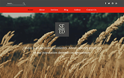 农业公司网站html静态模板