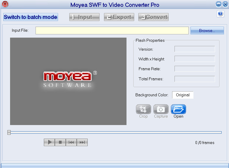 swf转视频软件：Moyea SWF to Video Converter Pro
