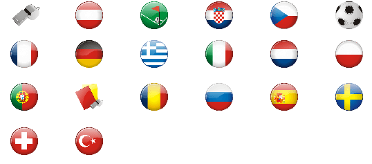 2008欧洲足球各国国旗ico