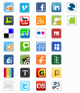30个SNS社交网络logo图标下载