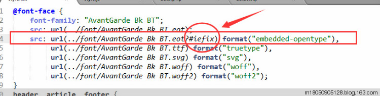 css3字体定制@font-face详解 @font-face中#iefix有什么用