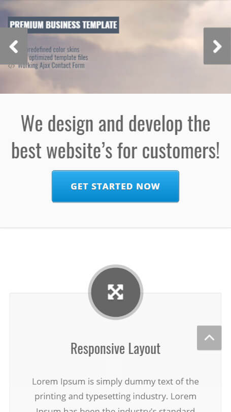 响应式设计公司网站html模板