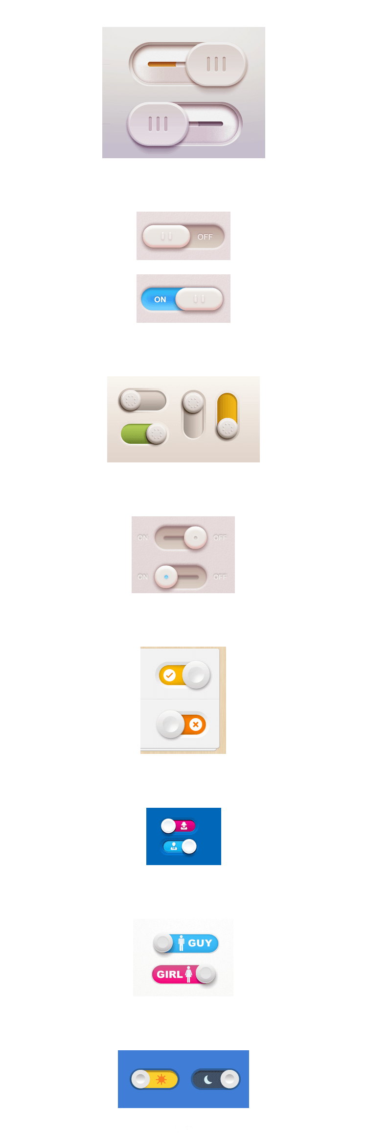 CheckBox复选框设计欣赏