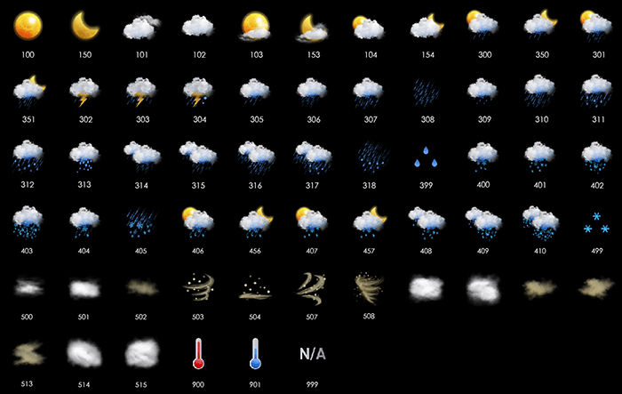 天气图标