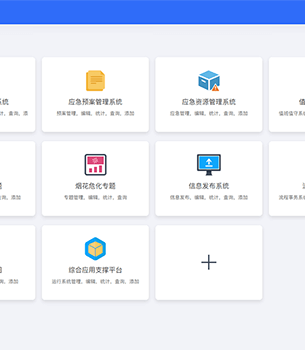 xx应急综合管理平台项目案例